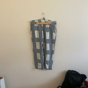 NEW w/ Tags Current/Elliot Linen Cropped Pants